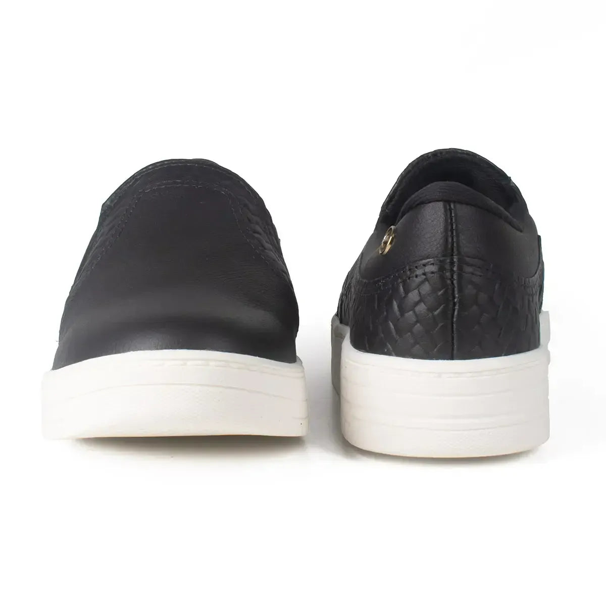 Tênis Dakota Slip On em Couro Preto 8