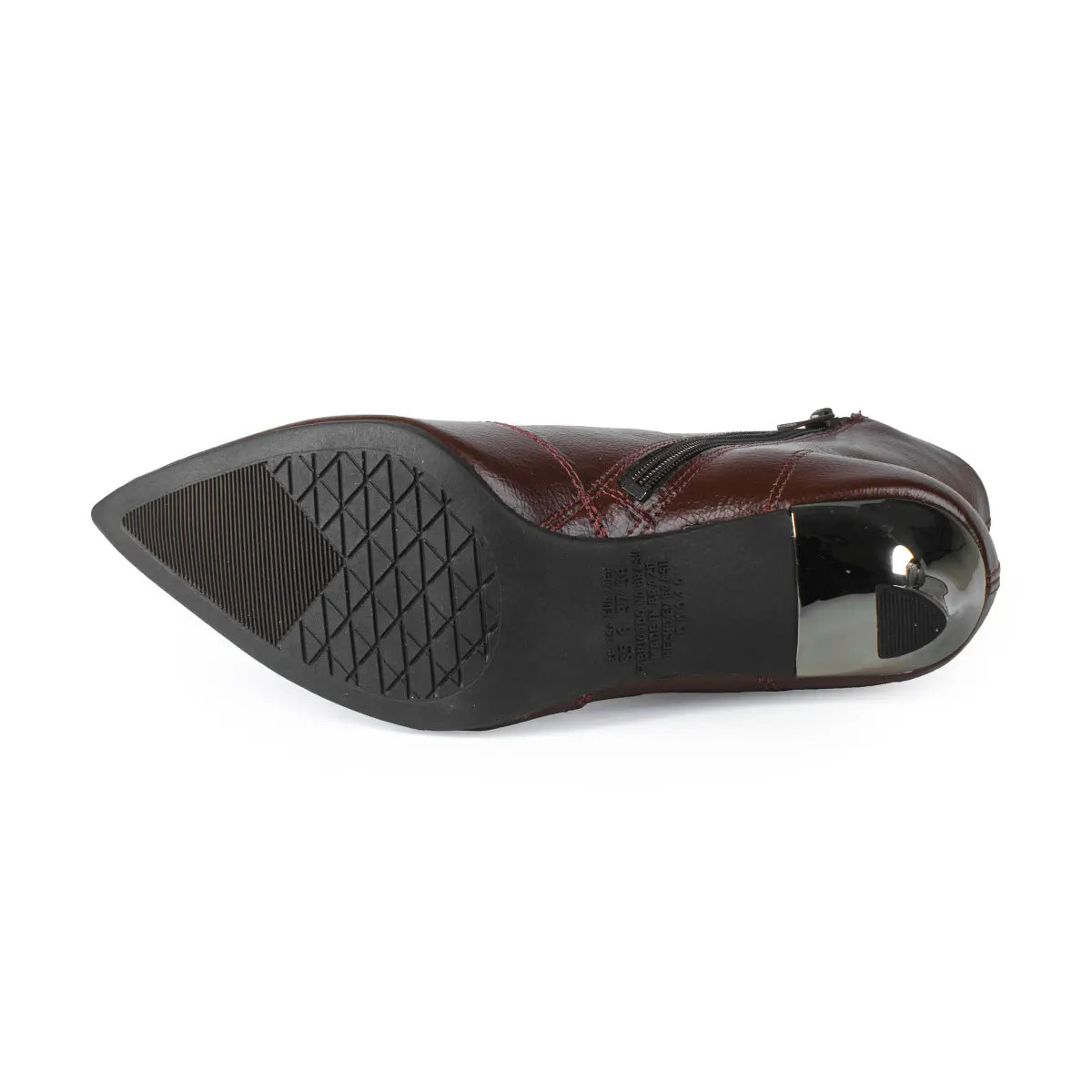 Bota Dakota de Cano Curto Bordô 5