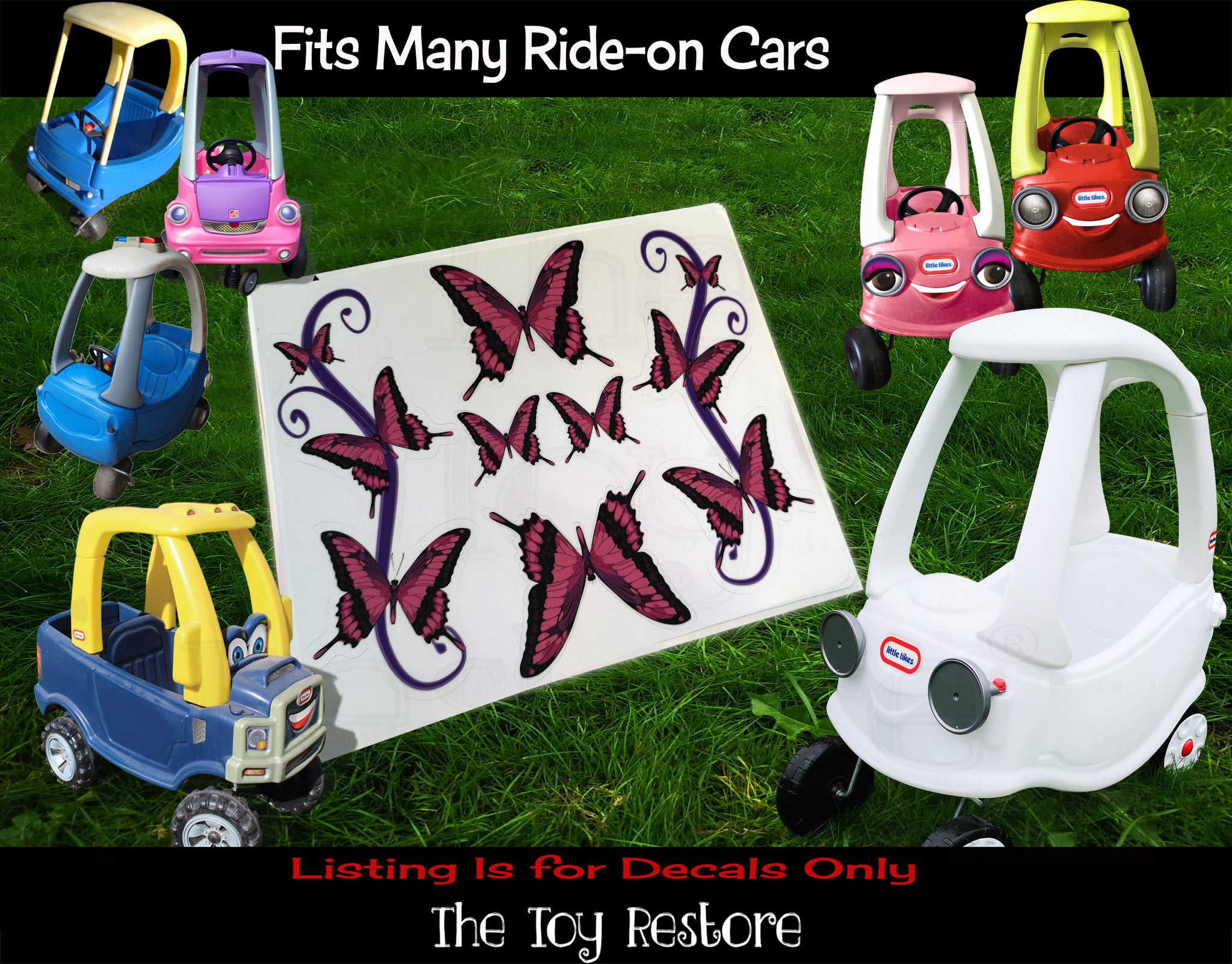 little tikes butterfly car