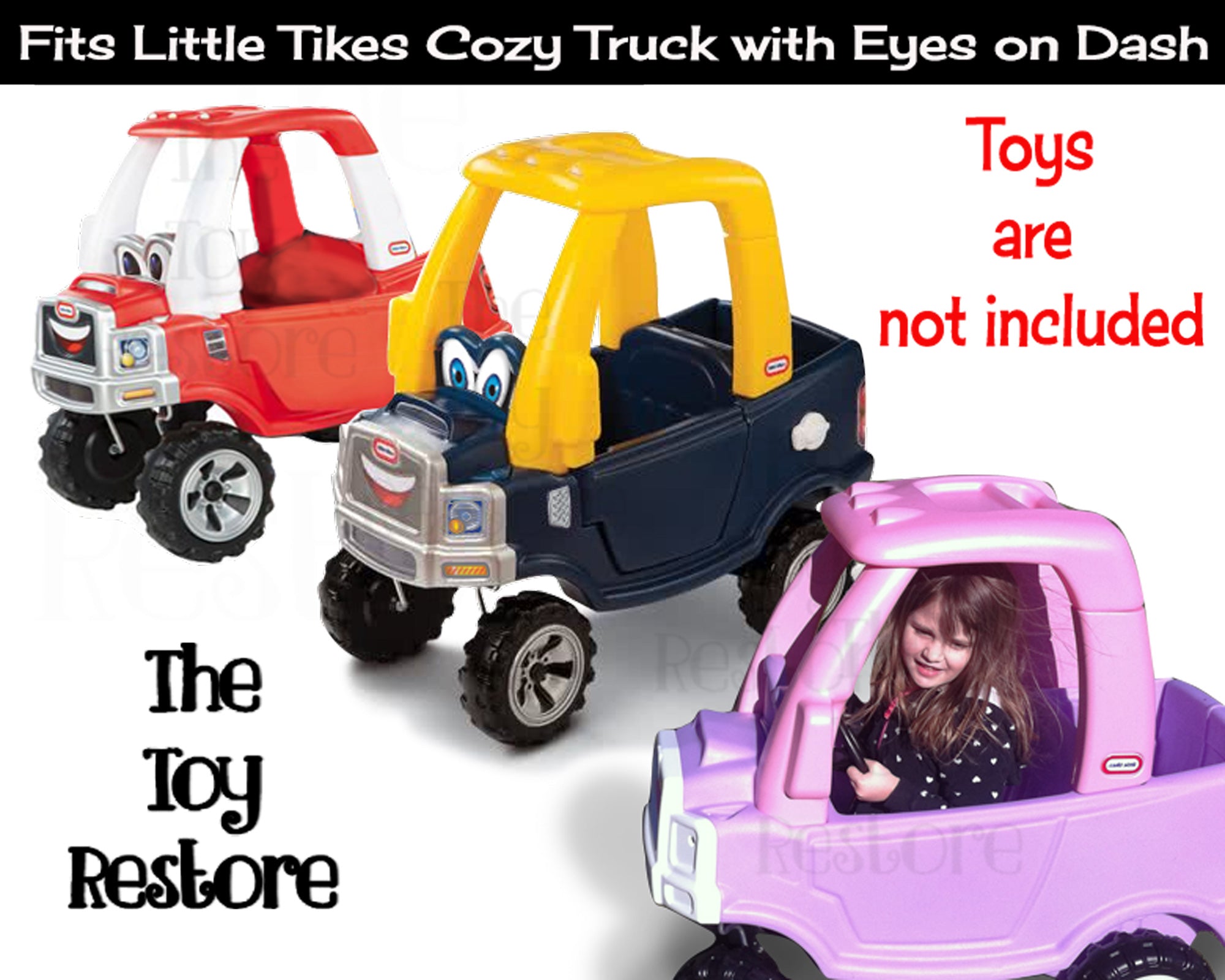 little tikes cozy truck replacement stickers