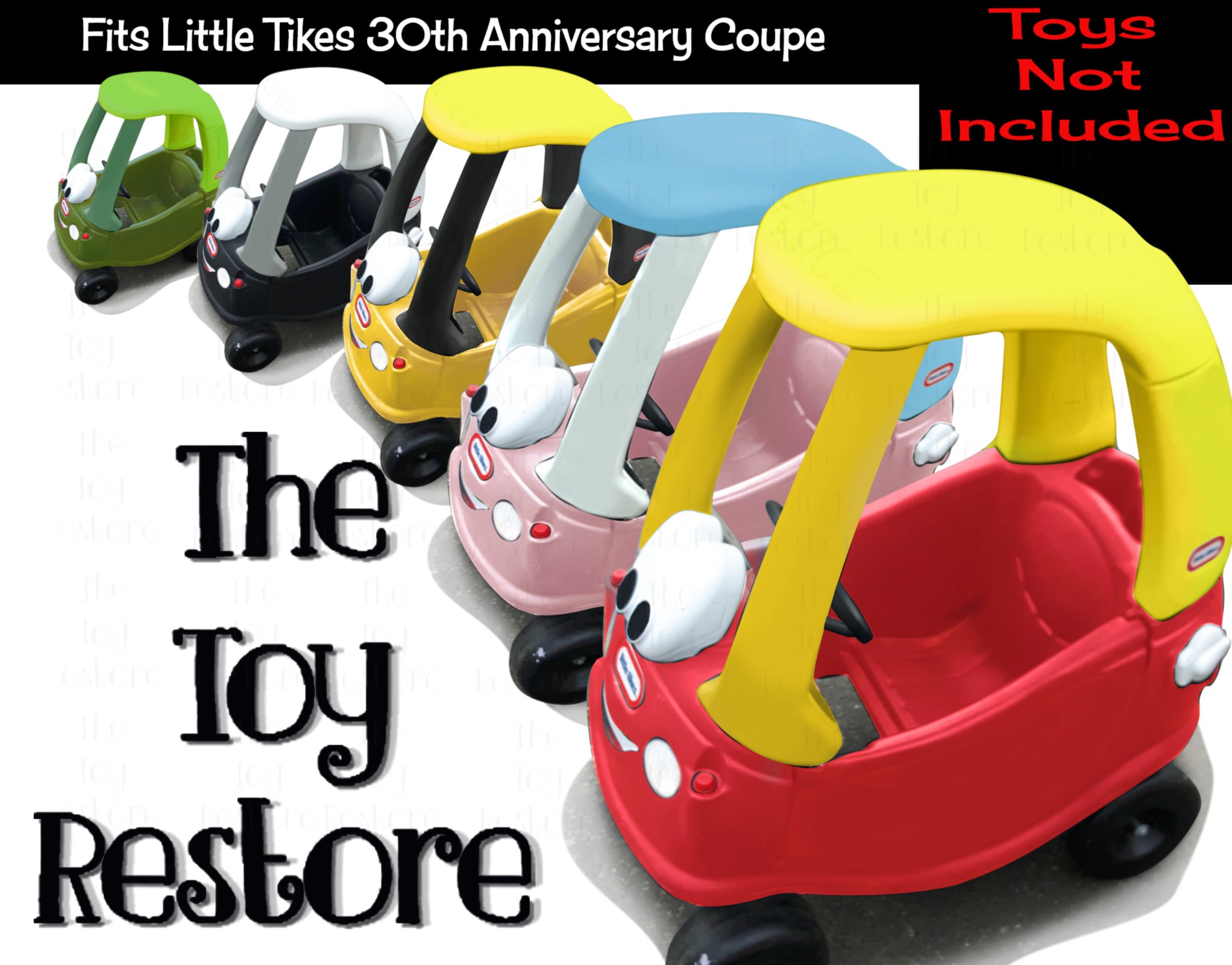 little tikes cozy coupe decals