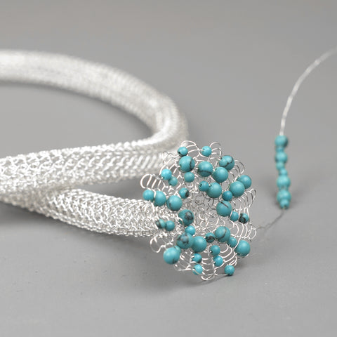 crochet jewelry with beads