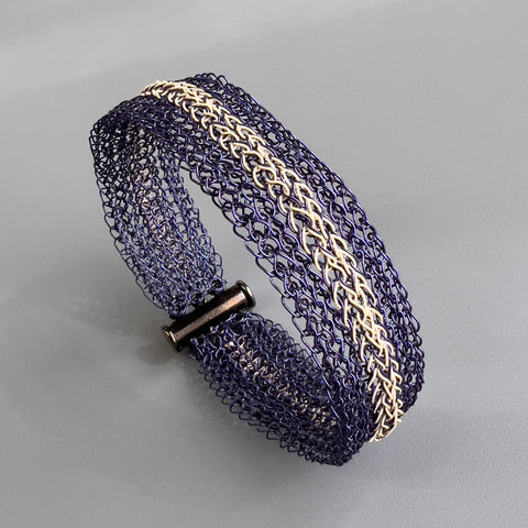 wire crochet braided Bracelet - YoolaDesign