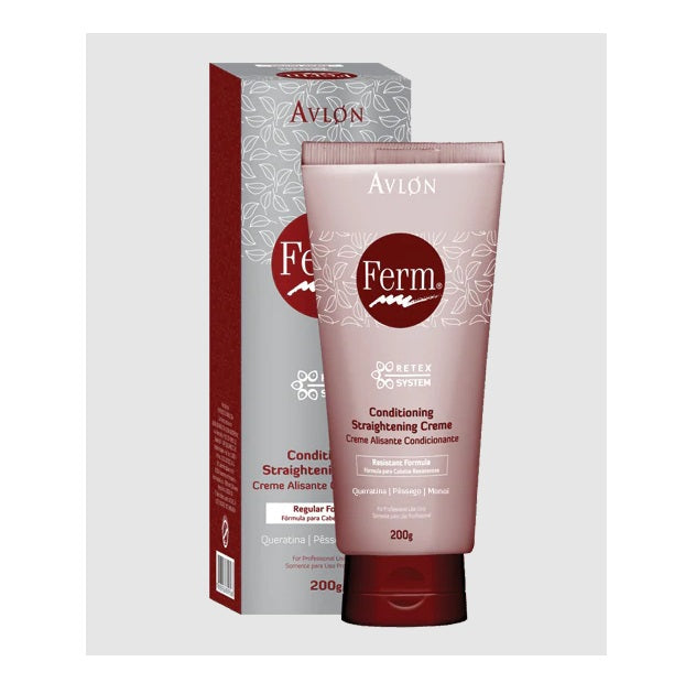 Avlon Hair Straighteners Ferm Retex Straightening Resistant Relaxer Hair Cream Treatment 200g - Avlon