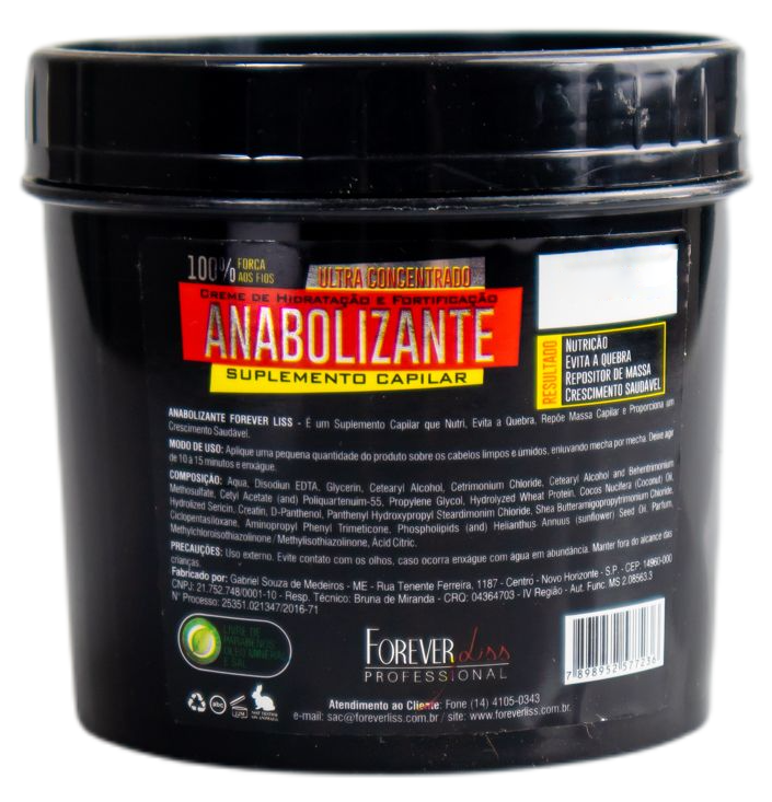 Forever Liss Anabolizante Ultra Concentrated Hair Nutrition Mask 950g