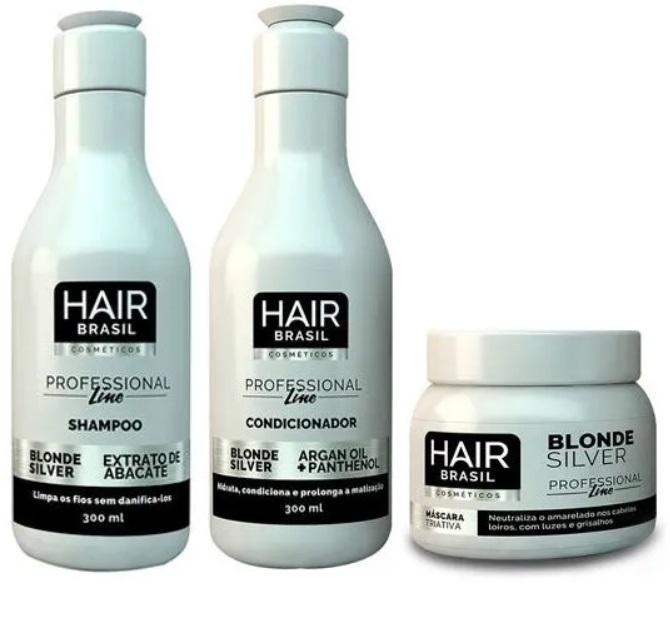 Silver Line Color Maintenance Blond Hair Shine Tinting Kit 3x300ml - V