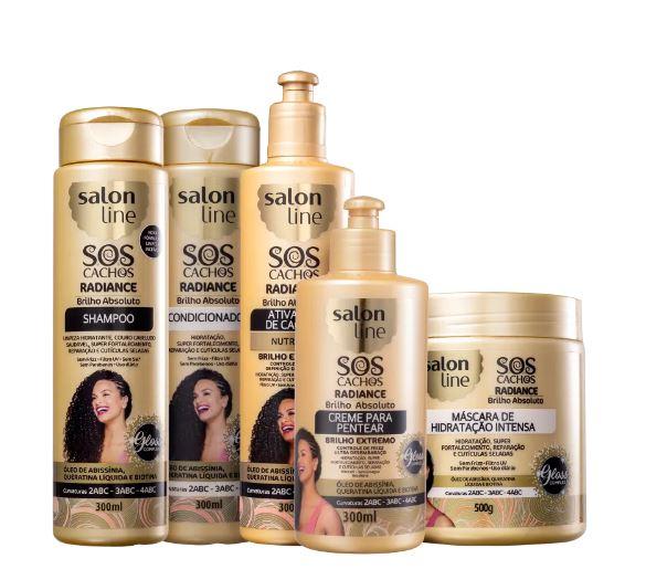 Sos Curls Radiance Absolute Shine Abyssinia Keratin Biotin 5 Prod S The Keratin Store