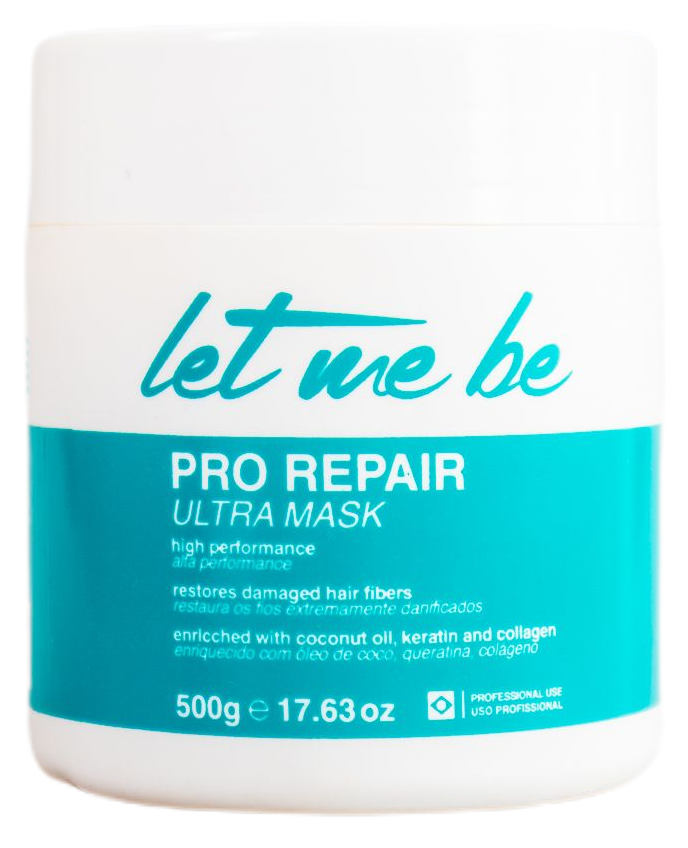 Let Me Be Supreme Mask Keratin Mascara Restauradora 1Kg Recovery Mask  Net35.87Oz