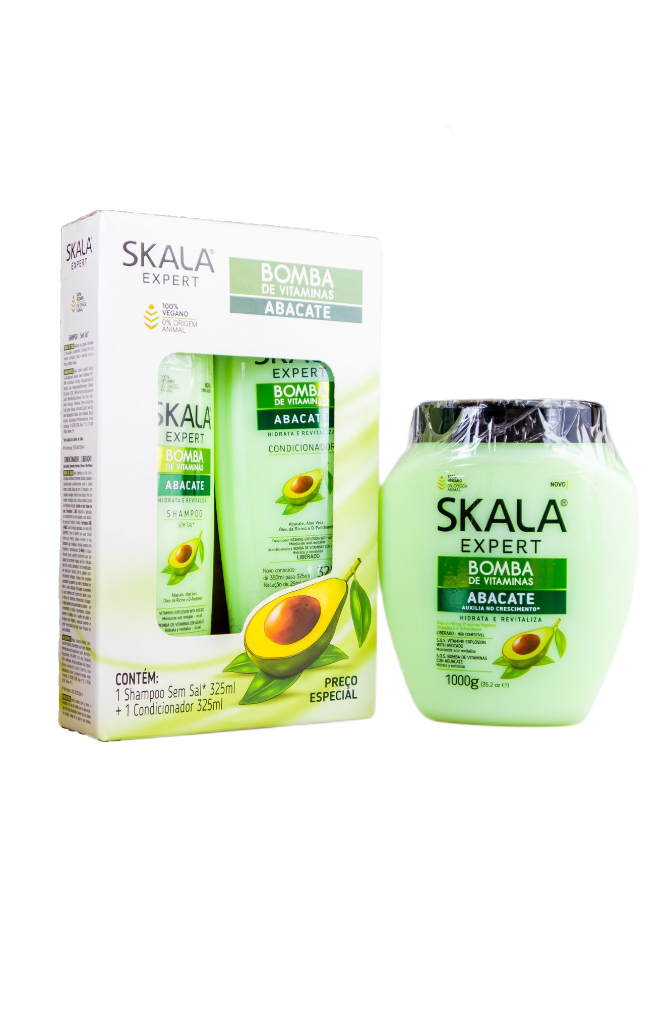 TETEU Skala Expert Scara Expert Corn Starch - Amido de Milho - All Hair  Treatment Cream Skala Expert Amido de Milho Shampoo Infused with Pure 100%