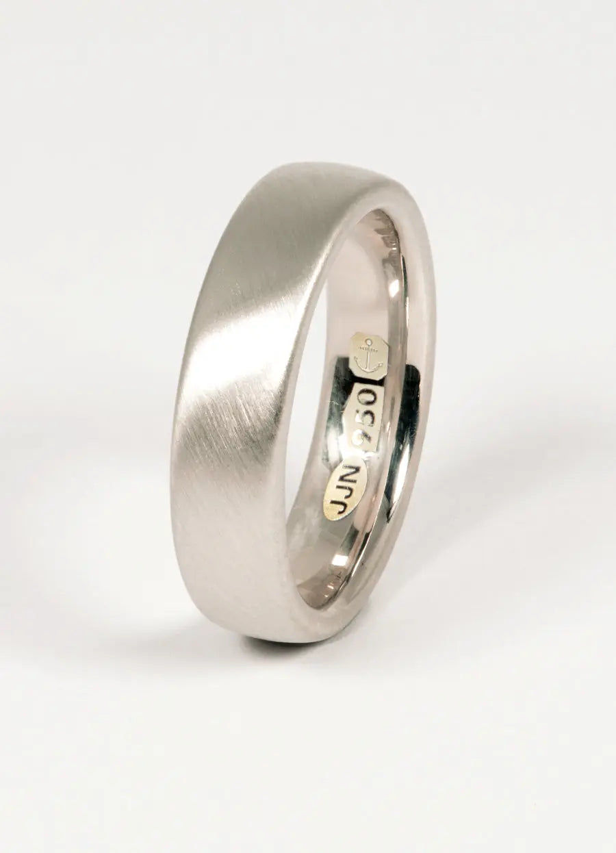 Art Deco Inspired Diamond Wide Wedding Ring | Angara