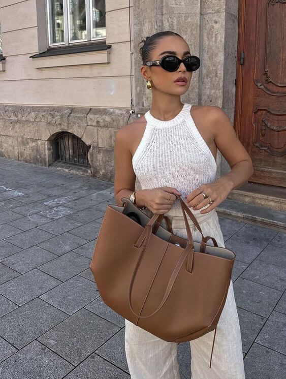 Pernilla Structured Tote Bag