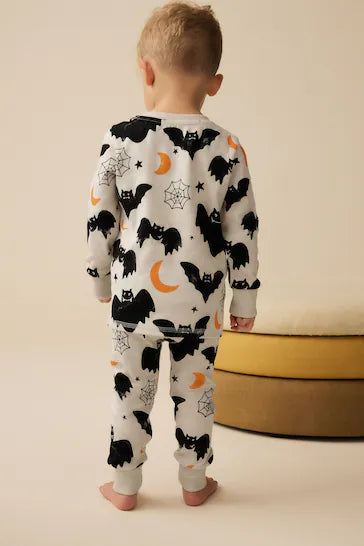 Nino Conjunto de pijama abrigado 100 algodon estampado de murciel