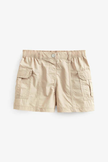 |BigGirl| Shorts Cargo Utility - Neutral (3-16 anos)