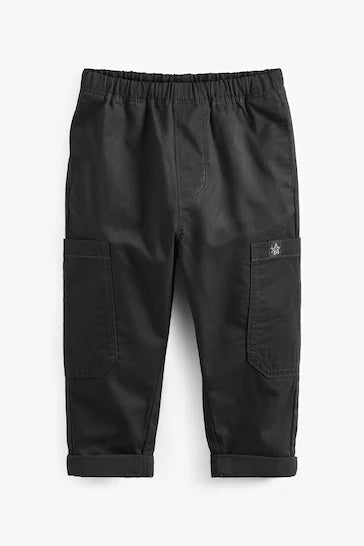 |BigBoy| Calça Sem Bojo Com Bolso Lateral - Black (3 meses a 7 anos)