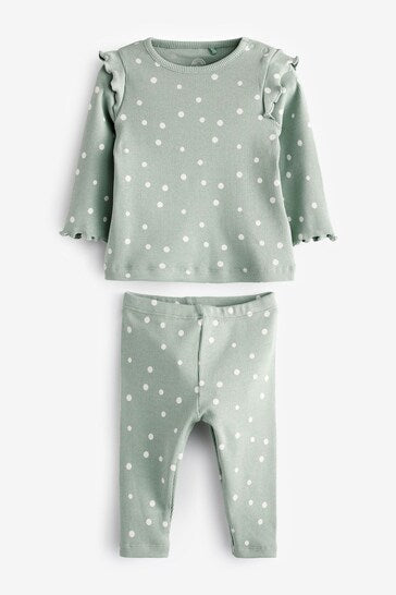Pijama bebé Green Rainbow | Mint Mint Baby