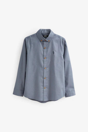|BigBoy| Próxima Camisa Oxford - Airforce Blue (3-16 anos)