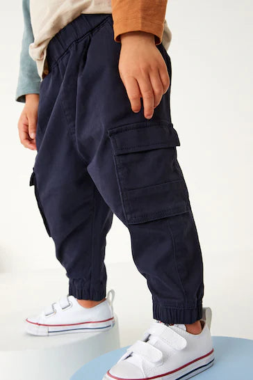 |BigBoy| Calça Cargo - Navy Blue (3 meses a 7 anos)