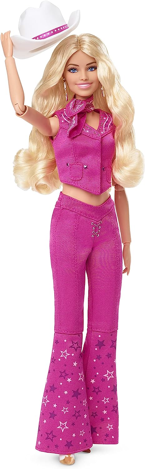 Barbie O Filme, Margot Robbie como Barbie Cowboy Western Roupa Ocident