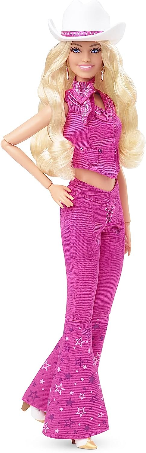 Barbie O Filme, Margot Robbie como Barbie Cowboy Western Roupa Ocident