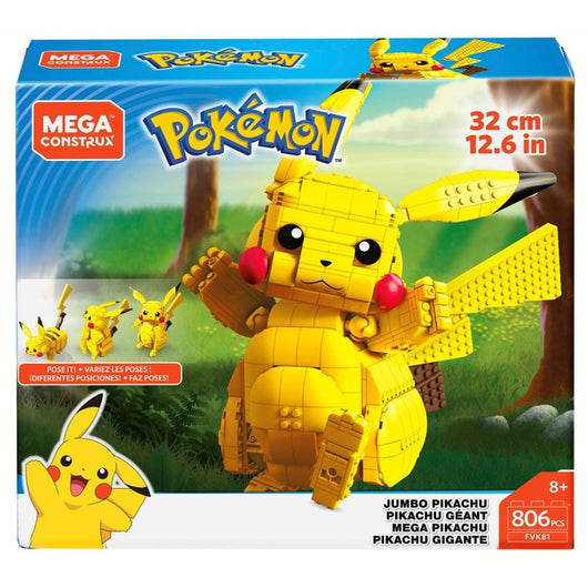 Mega construx pokemon sales jumbo pikachu