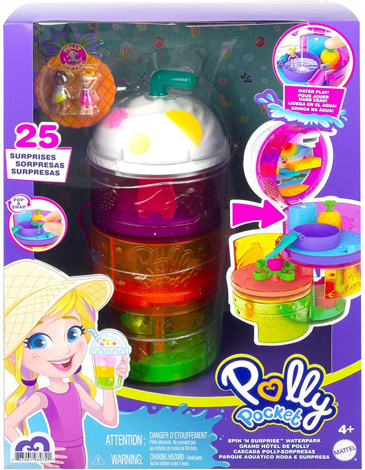 Polly Pocket - Conjunto de jogos e acessórios compacto sorvete