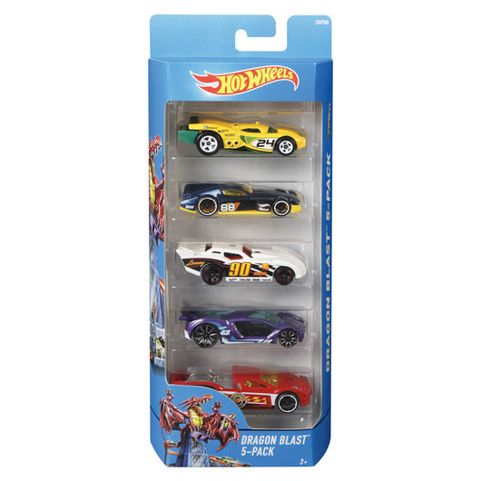 Kit 5 Carrinhos - Hot Wheels - Hw Flames - Dvf91 em Promoção na