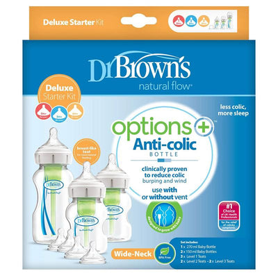 Dr Brown's Kit Iniciante de Mamadeiras Anti-Cólicas - Kit 12 itens Anne Claire Baby Store 