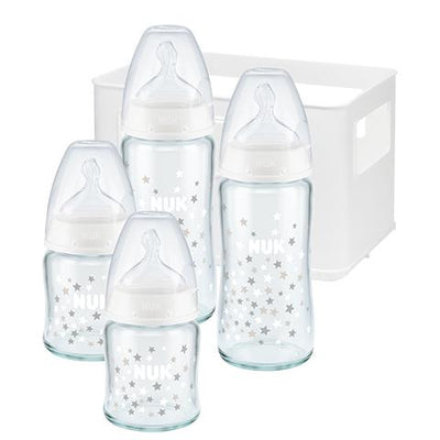 Nuk First Choice Plus Starter - Kit 4 Mamadeiras de Vidro Anne Claire Baby Store 