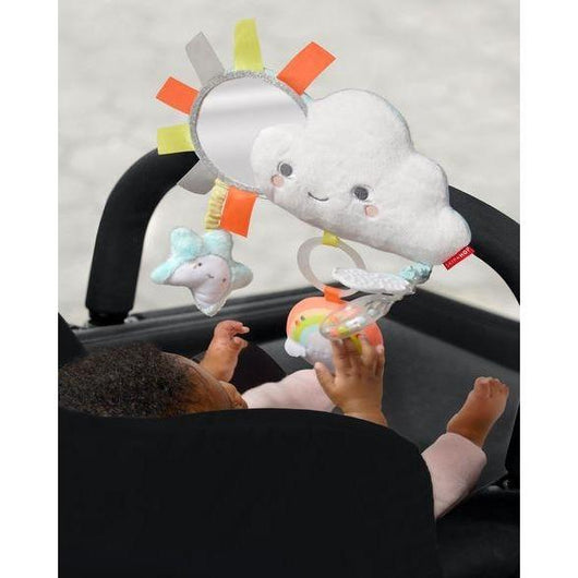 Skip hop silver lining hot sale cloud stroller bar activity toy