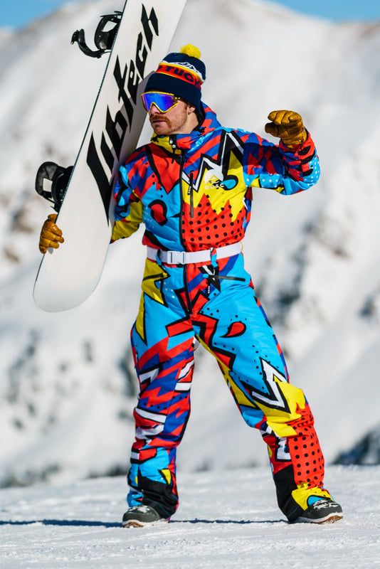 retro ski jumpsuit