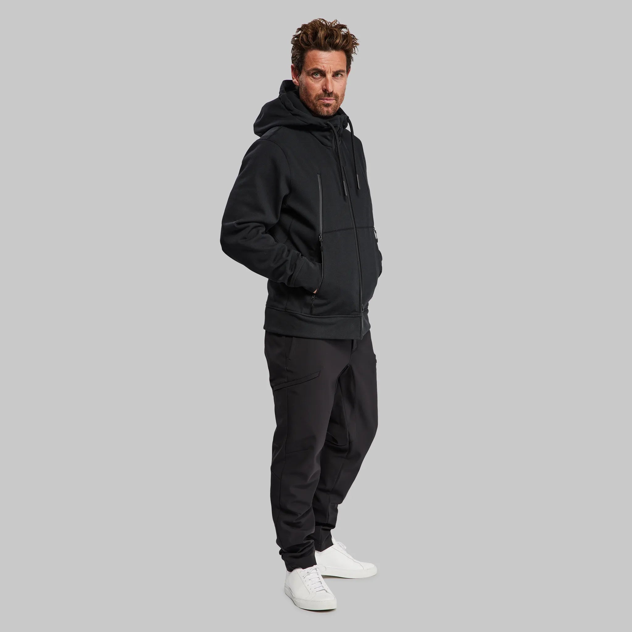 100 Year Zip Through Hoodie. Black edition – Vollebak