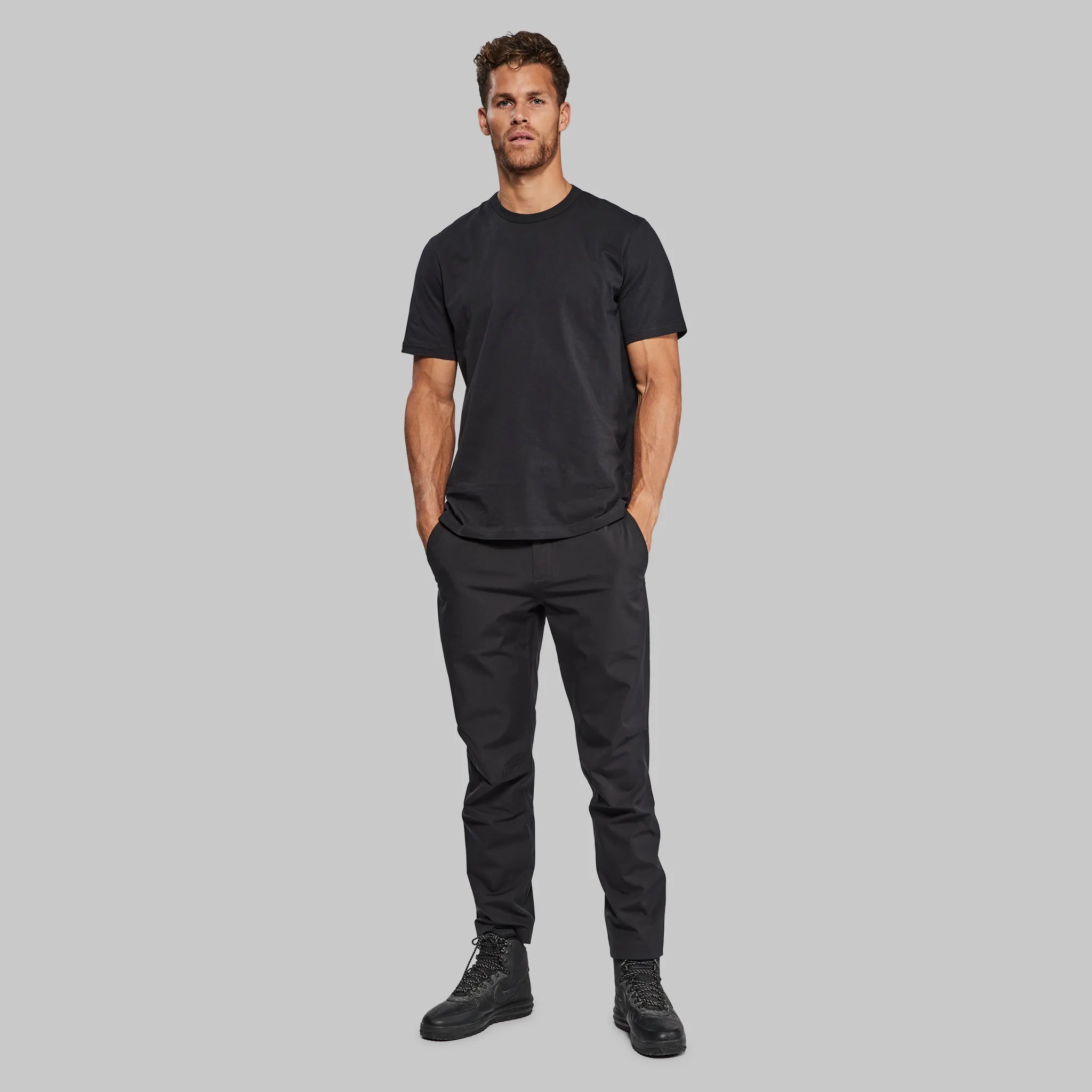 ADPT oversized box fit T-shirt in black | ASOS
