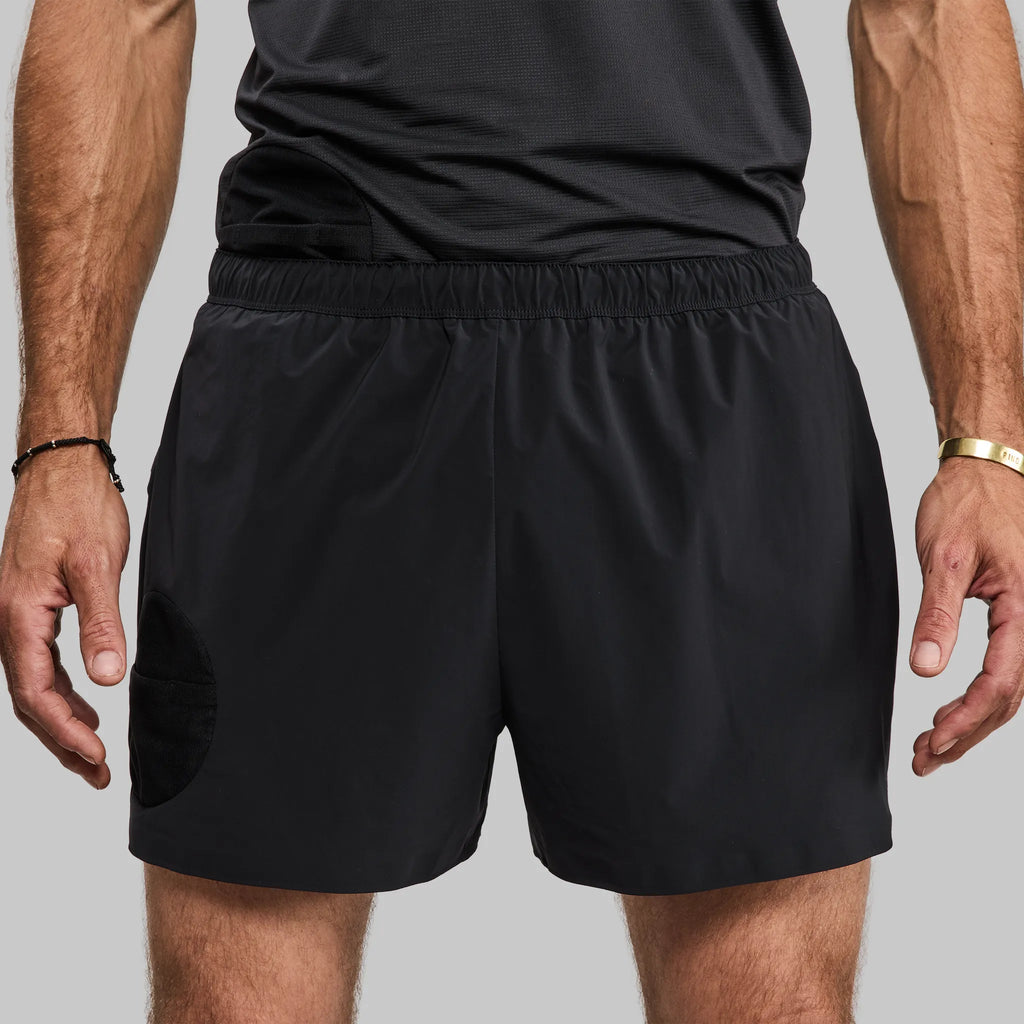 Ultrasport Lined running shorts for men, quick-dry function, long, black  victoria blue, XXL : : Fashion