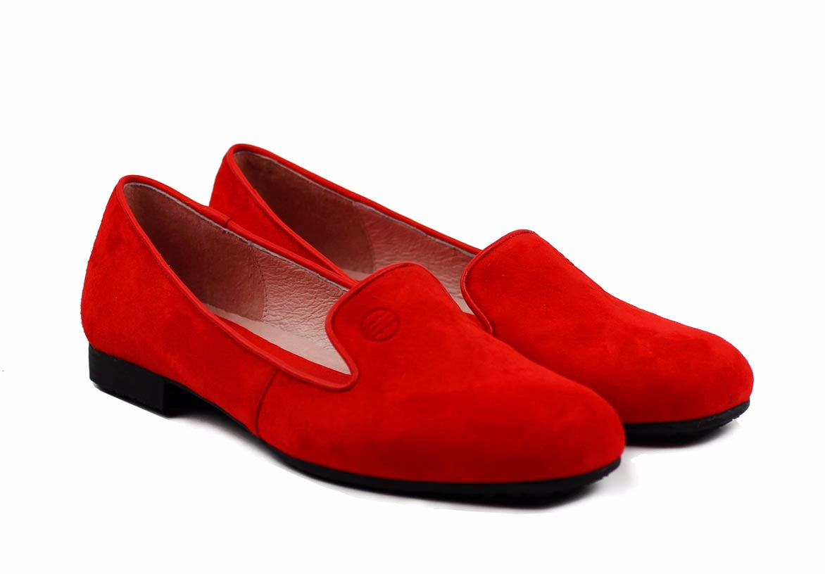 Classic Flats California Red Womens Flats Womens Flat Shoes Rhea