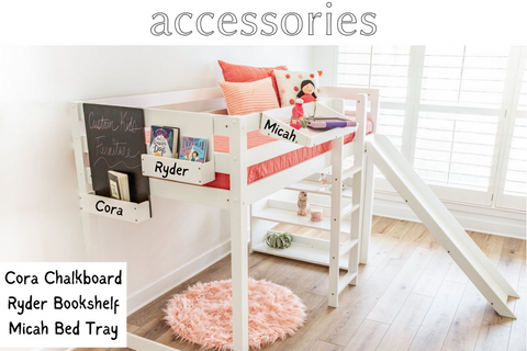 Accessories for Custom Kids Furniture's Bunk Beds with Slides
