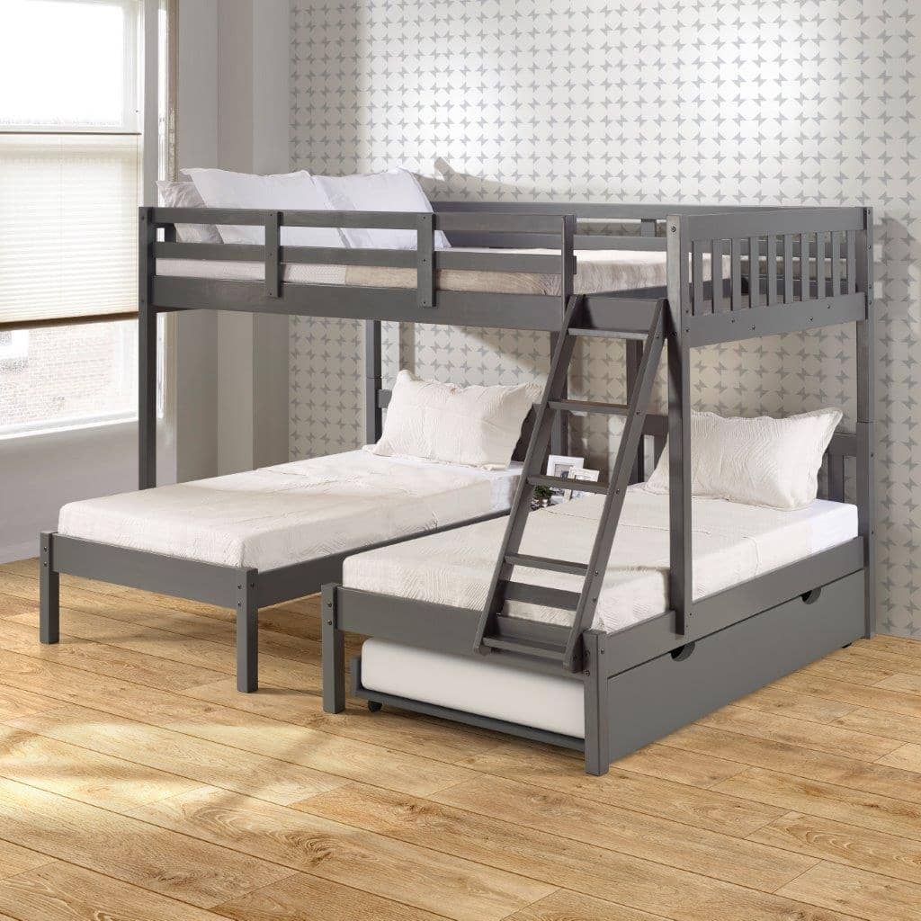 twin over full triple bunk bed