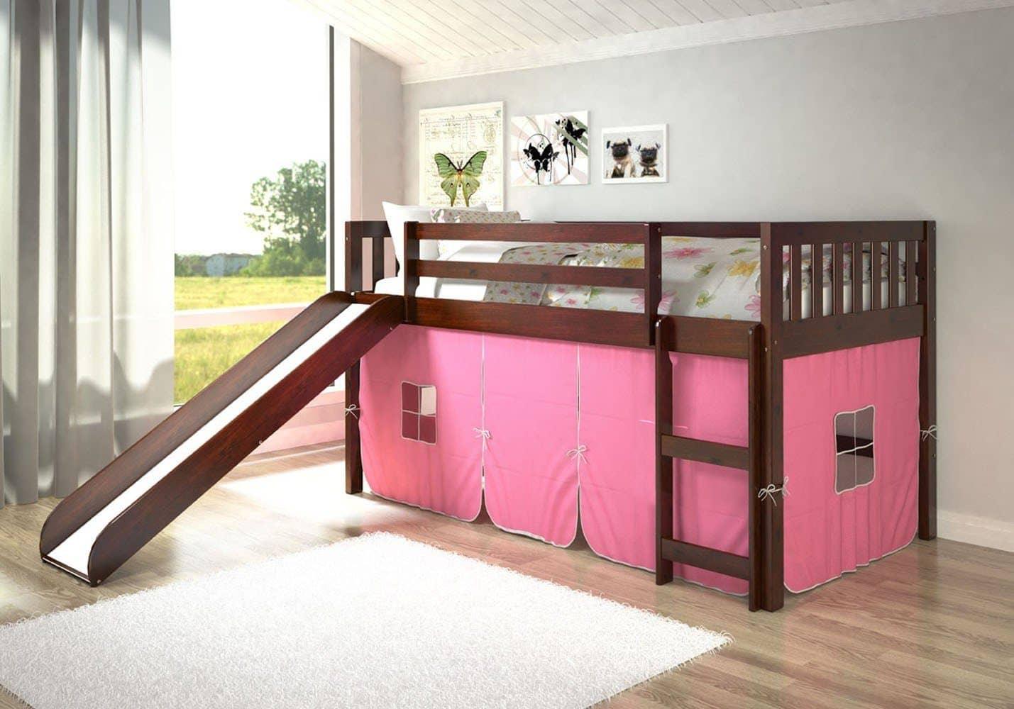 house bed with slide