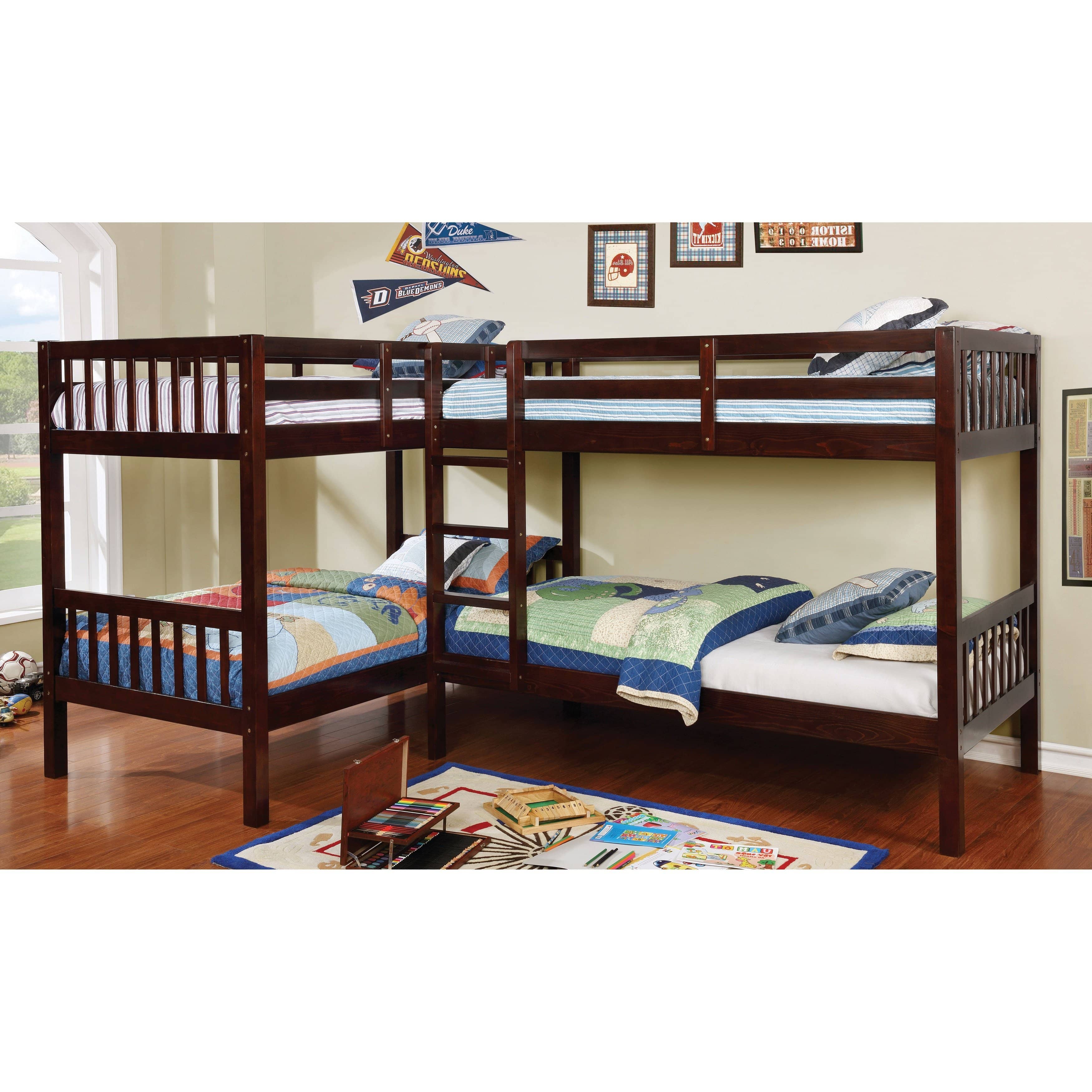 bunk beds for 4 kids