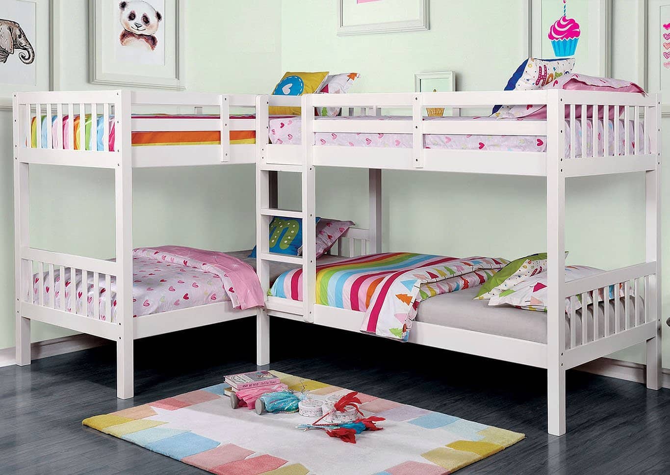 quadruple bunk bed with trundle