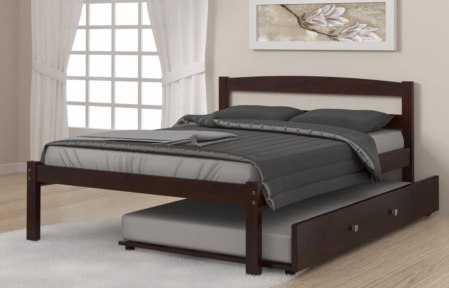 kids full size bed with trundle