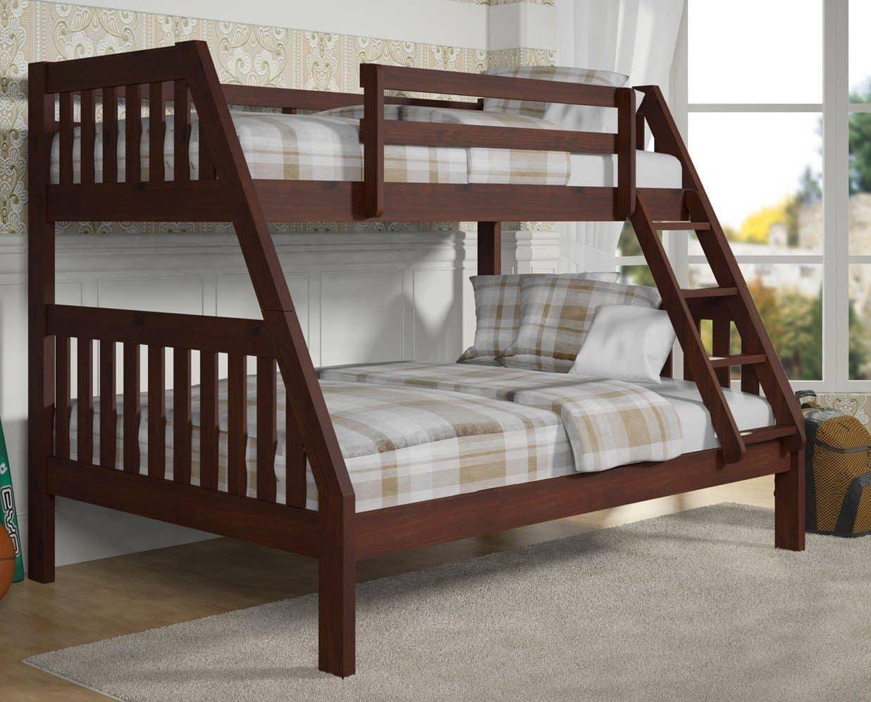 modern twin over full bunk bed