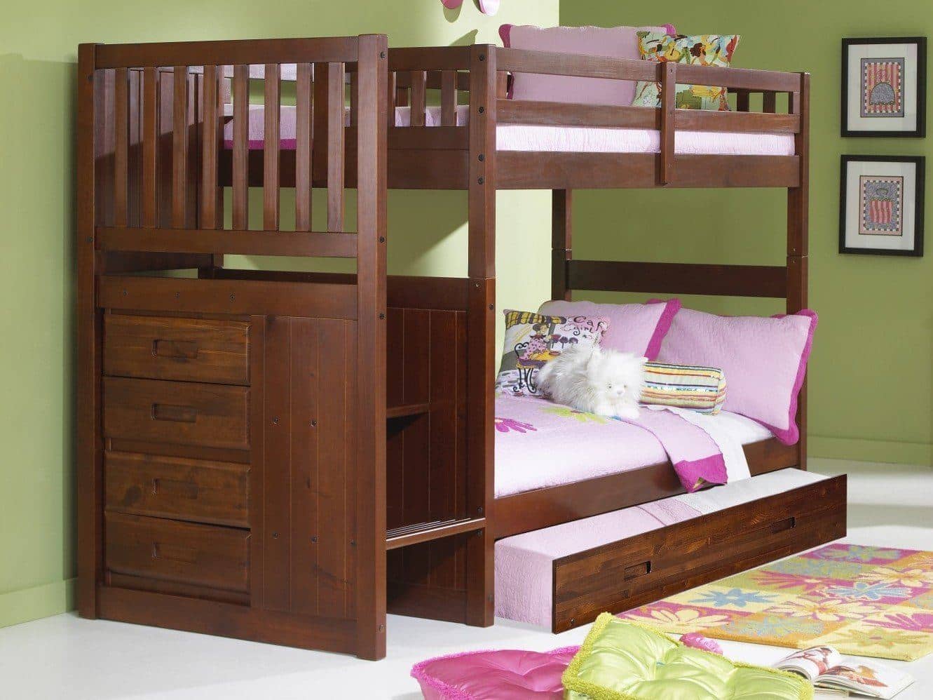 bunk beds with