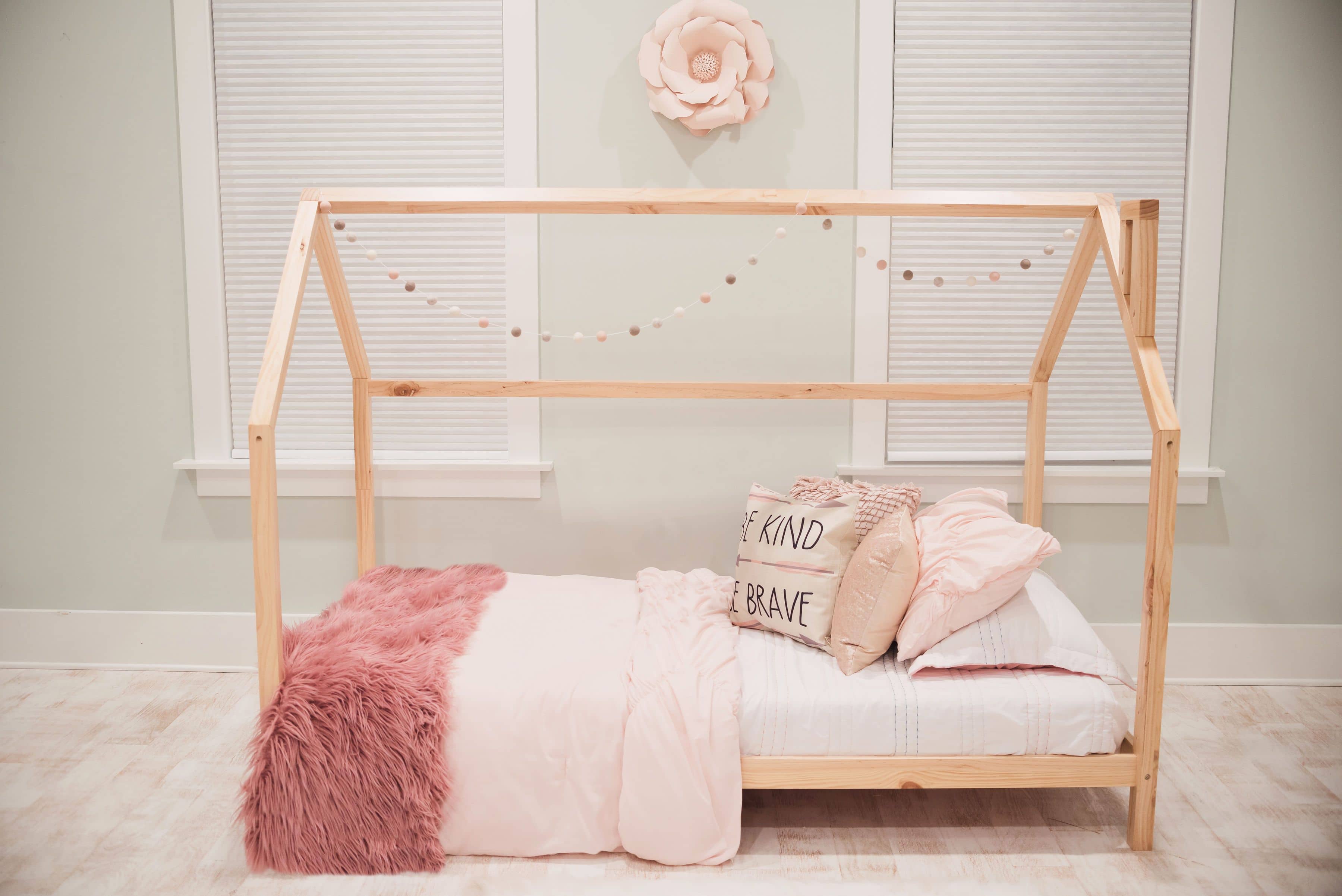 kids floor bed frame