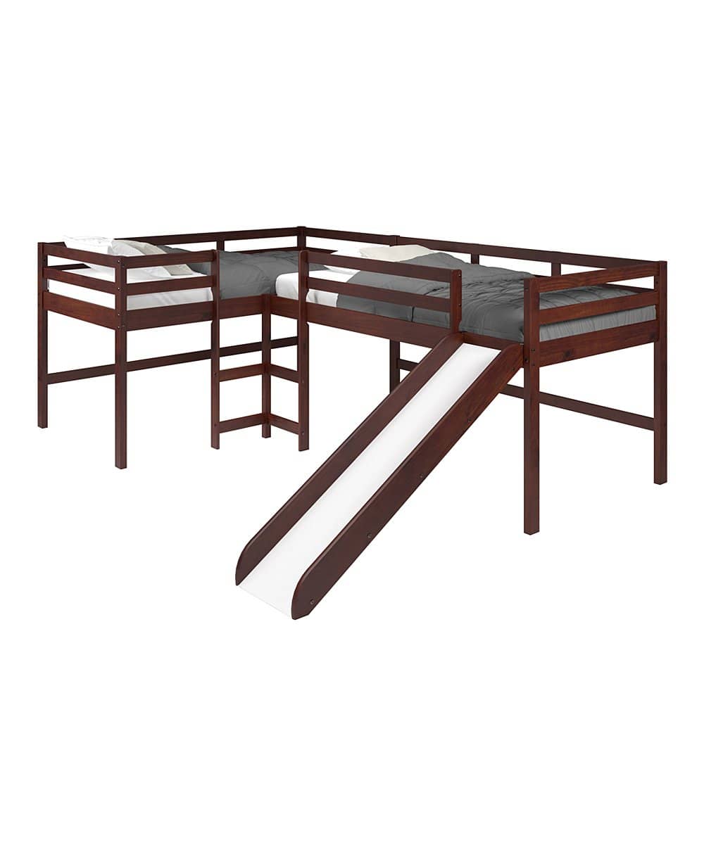 corner table twin bed slides under