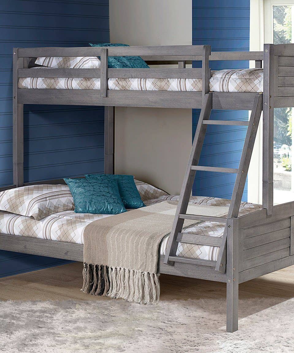 madyson twin over full bunk bed with storage