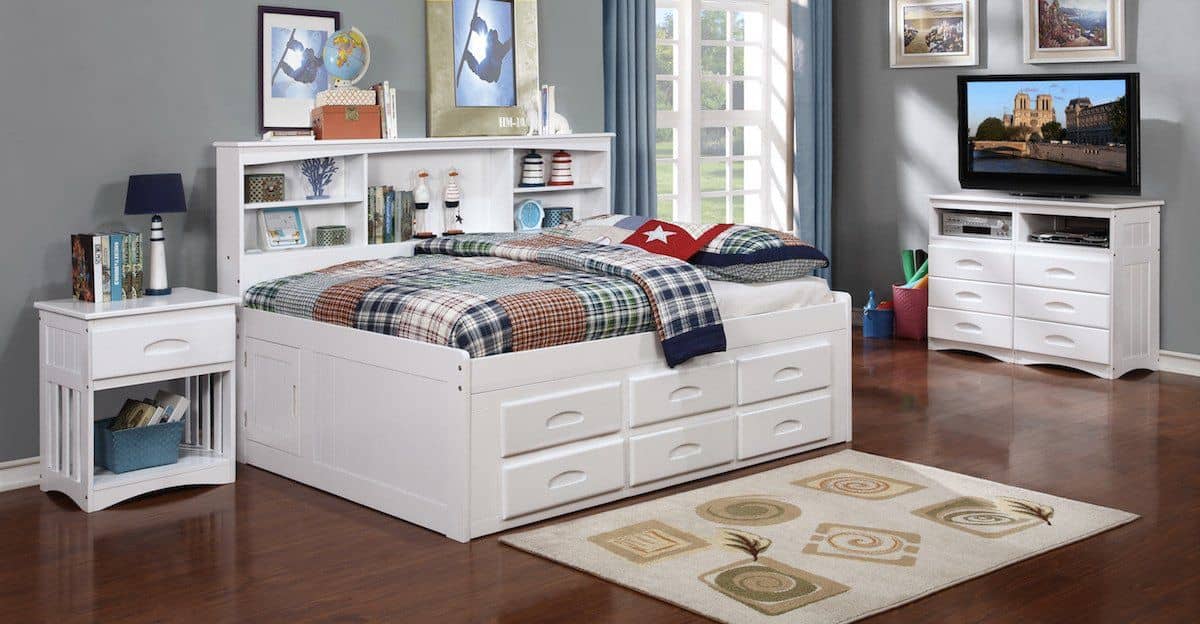 full size youth bed with storage