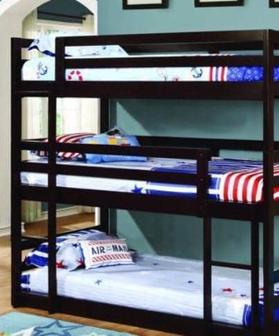 three bed bunk bed