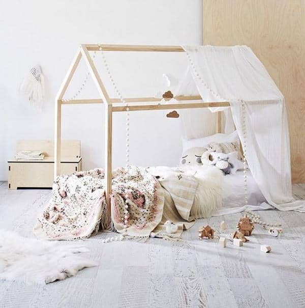 kids bed house