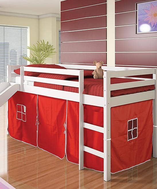 kids single bed with slide