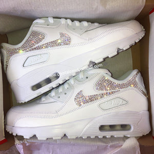 nike trainers with glitter tick